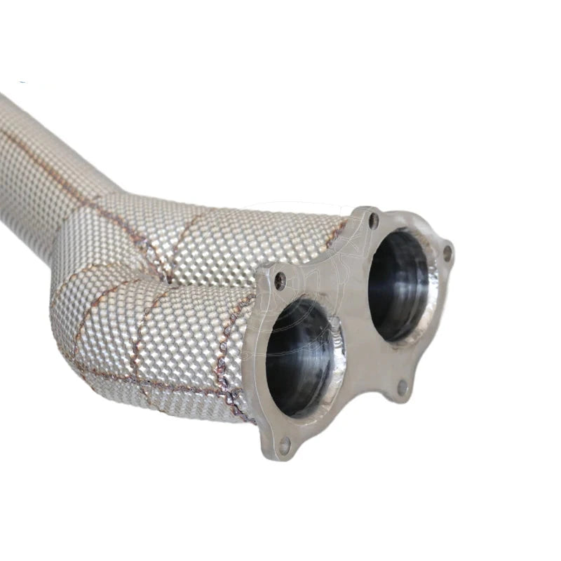 Performance Race Down Pipes w/ Heatshield - Porsche 718 GT4 / GTS / Spyder