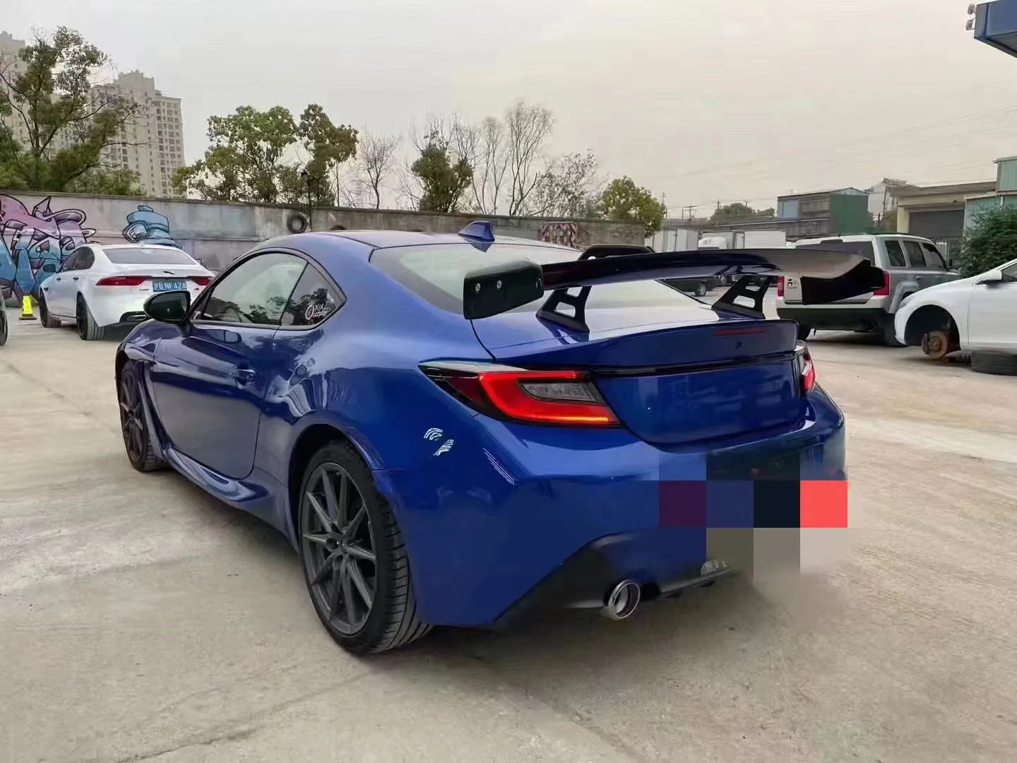 AD Style Carbon Fiber Wing - Toyota GR86 ZN8 & BRZ