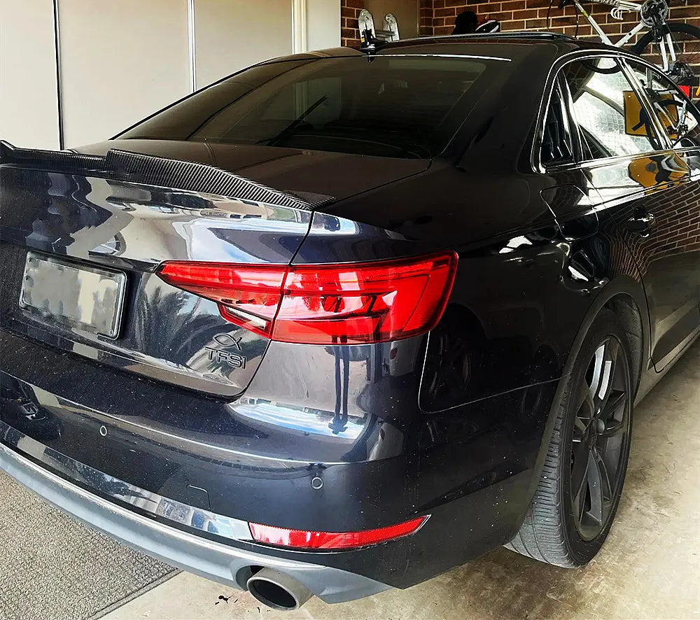PSM Style Carbon Fiber trunk Spoiler - Audi  17-2024 AUDI A4 S4 B9/B9.5