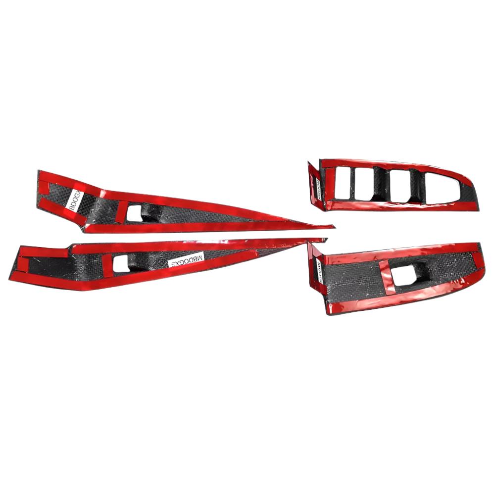 Carbon Fiber Window Lift Switch Cover Trim - BMW 5 Series i5 M60 G60 530 G68