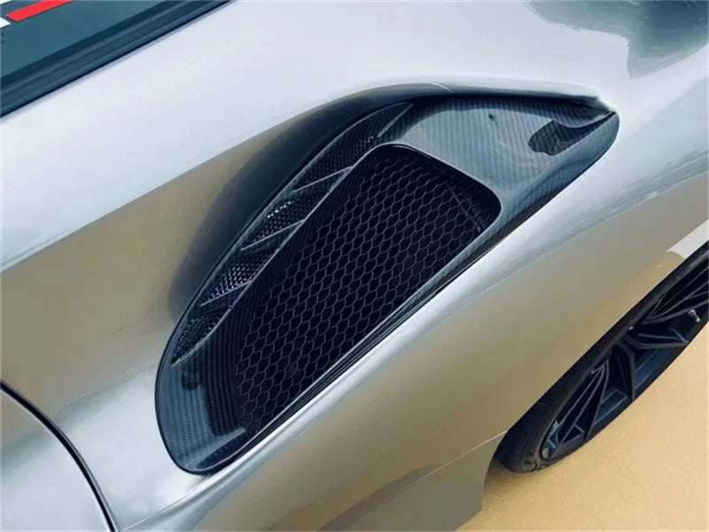 P Style Carbon Fiber Side Airvent Replacement -  Ferrari 488 GTB Spider