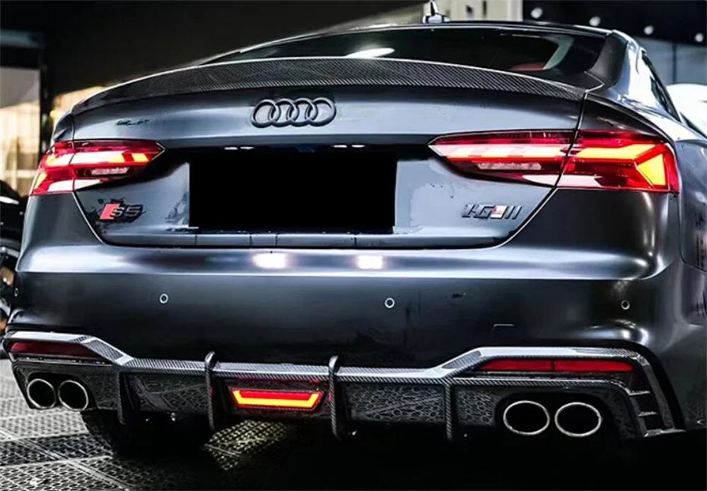Carbon Fiber Diffuser w/Brake Light - Audi B9.5/B9 S5/A5