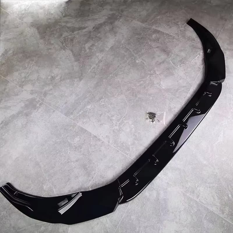 M Style Gloss Black Front Splitter Lip - Audi A3 8Y S3 S-Line 2020-2024