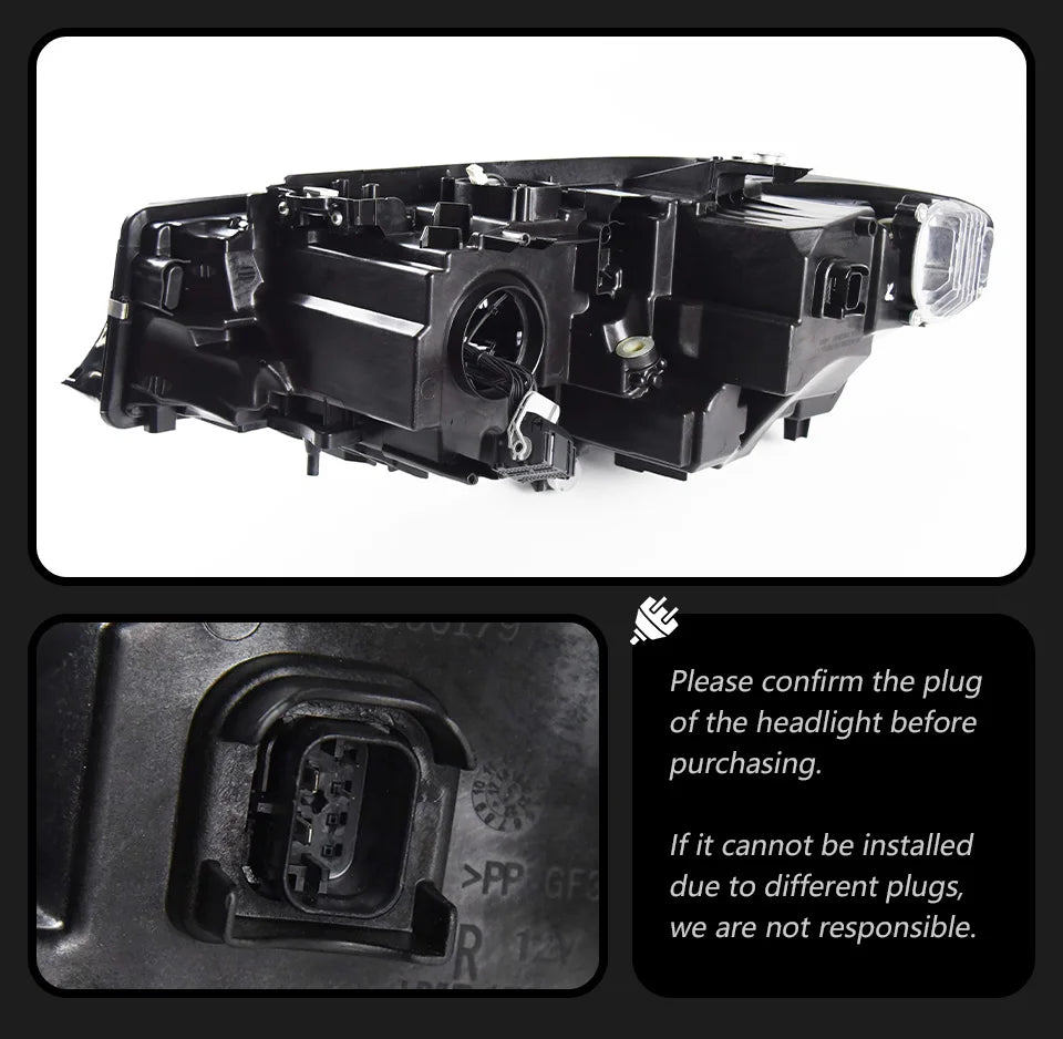 Laser Style LED Headlights - BMW G20 3 Series Pre-LCI