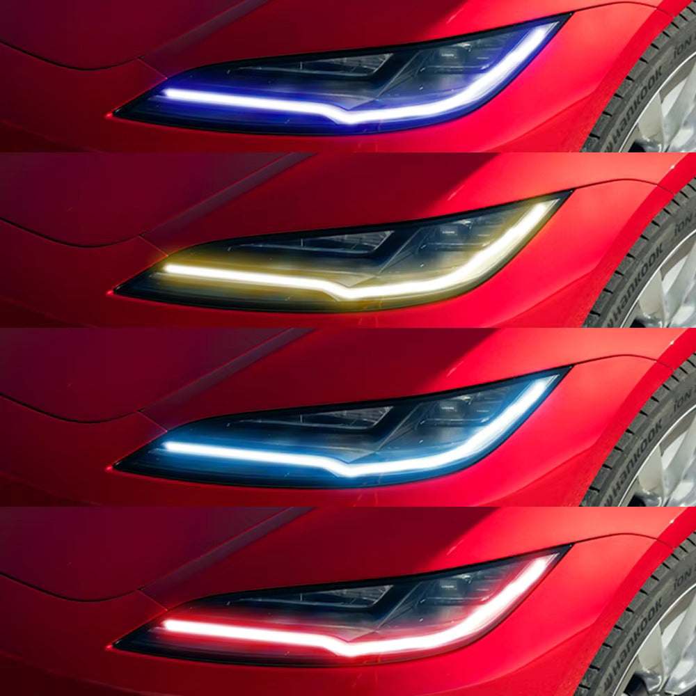 DRL LED Boards HeadLight Upgrade -  Tesla Model 3 2024 High Lander