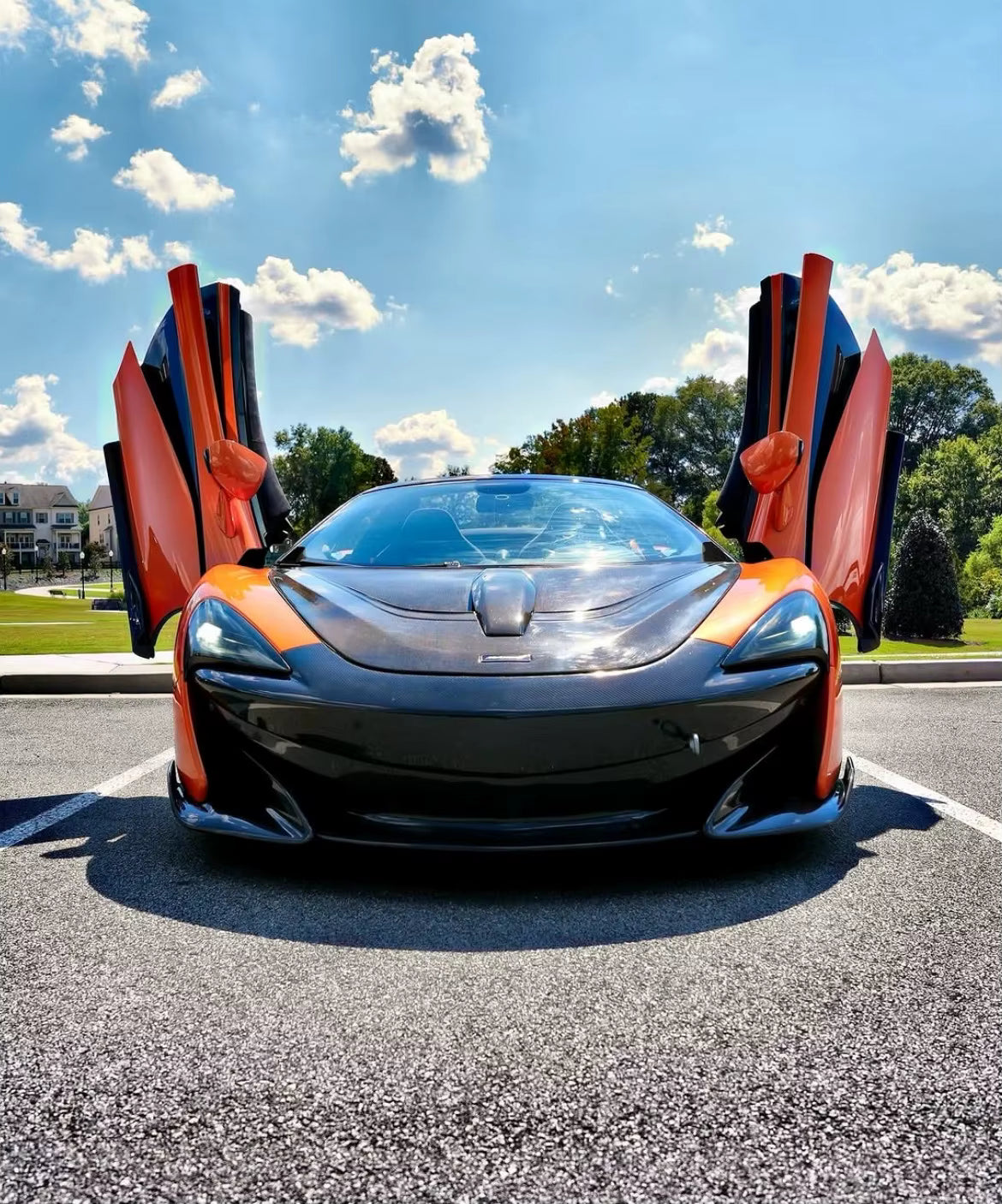 MCLAREN 570S/540C/600LT Dry carbon fiber 600lt Style Front Bumper