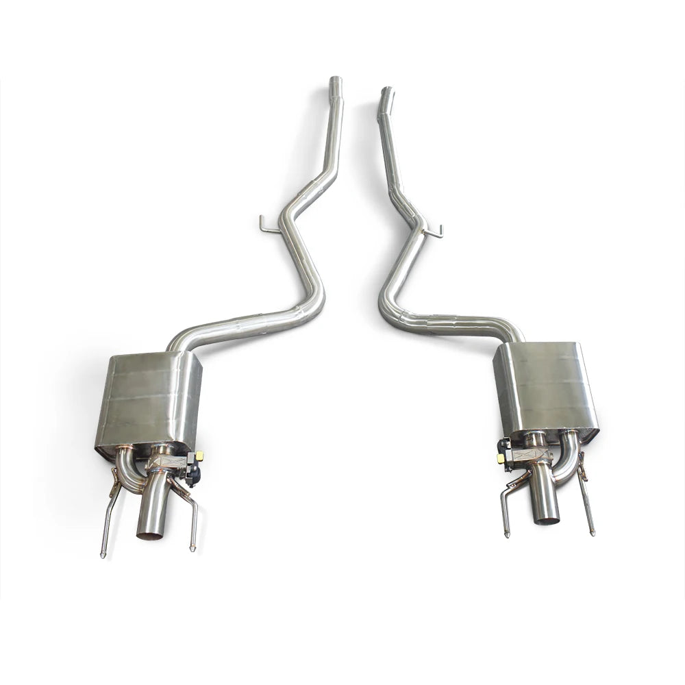 SS304 Valved Cat Back Exhaust System - Mercedes Benz S350 W221 3.5 2005-2012