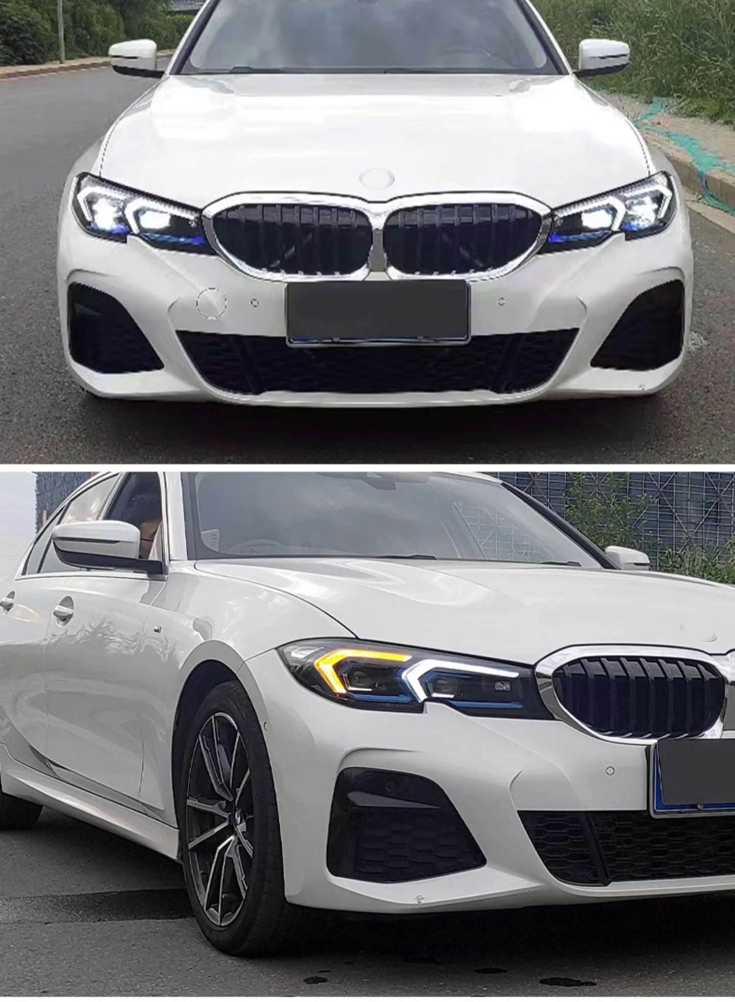 Laser LCI Style LED Headlights -  BMW G20 3 Series Prelci 2019-2022
