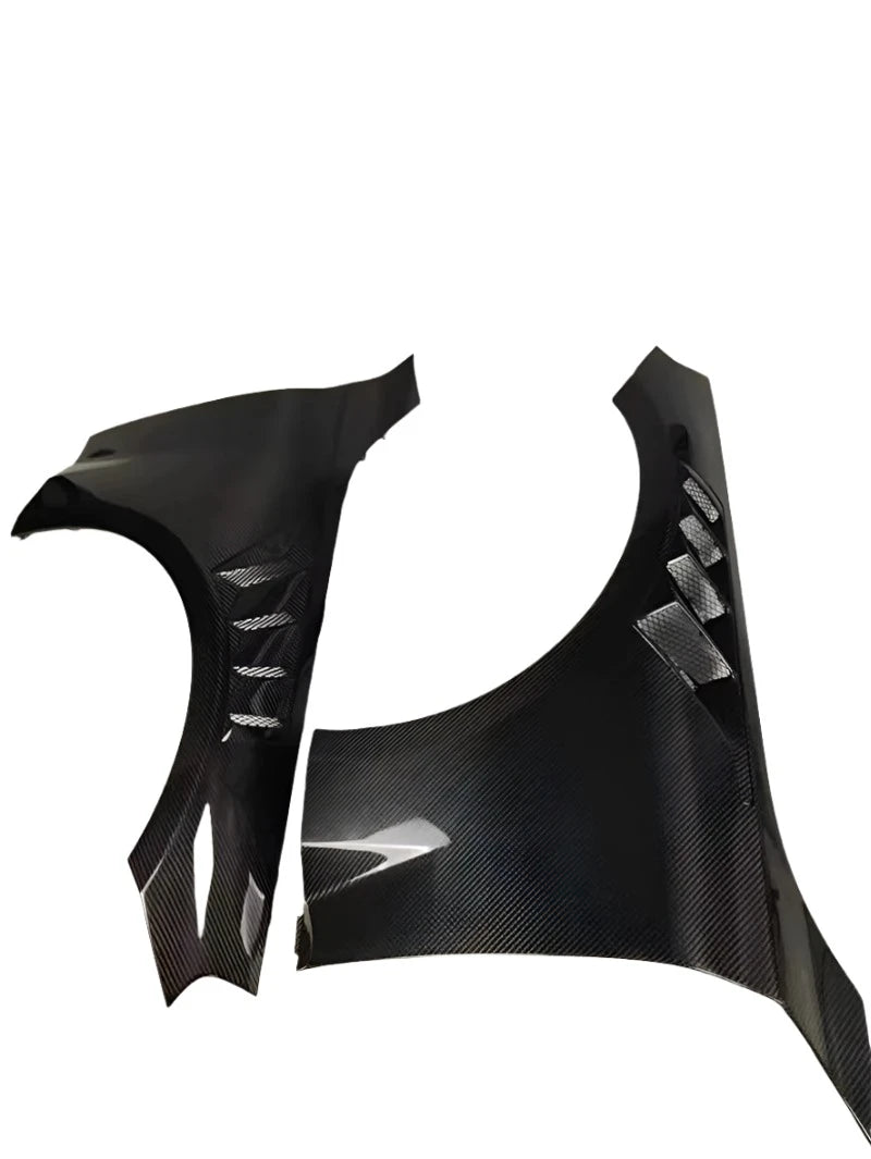 Prepreg Carbon Fiber Front Vented Fenders Replacement Set - BMW G87 M2