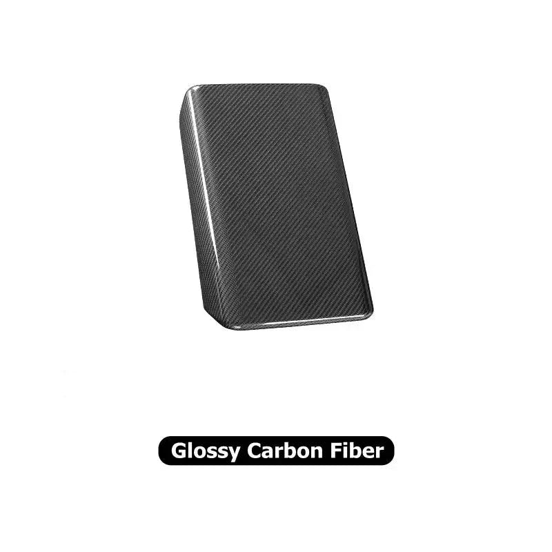 Dry carbon Fiber Armrest Overlay - Tesla Model 3 (HighLand 2024+)