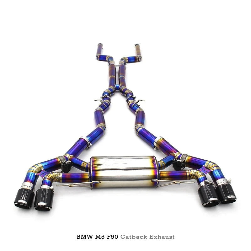 Titanium Valved Exhaust System -  BMW M5 F90 M850i M8 F92 4.4T 2017-2023