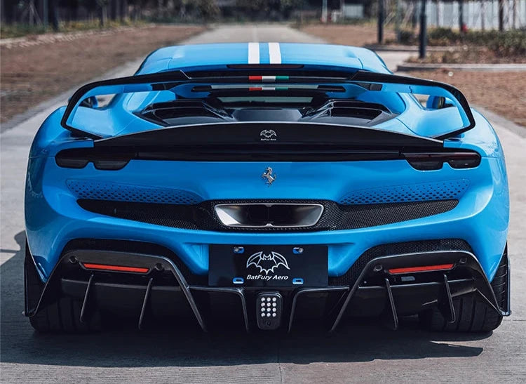 BFA Style Carbon Fiber Rear Diffuser - Ferrari 296 GTB