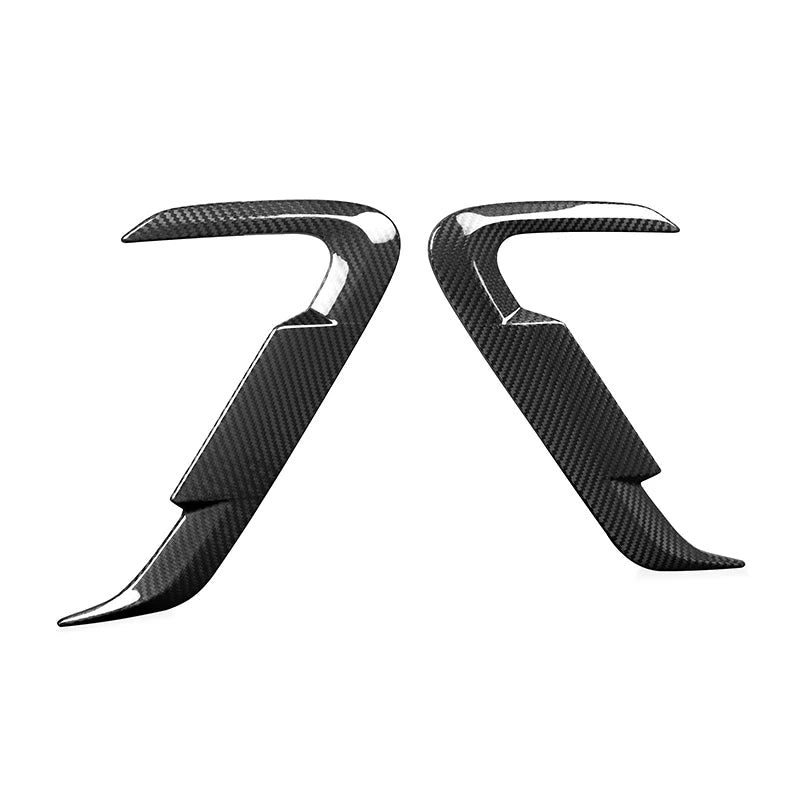 SQ style Dry Carbon Fiber Front Side Fender Trims - BMW G01 X3 & G02 X4 LCI