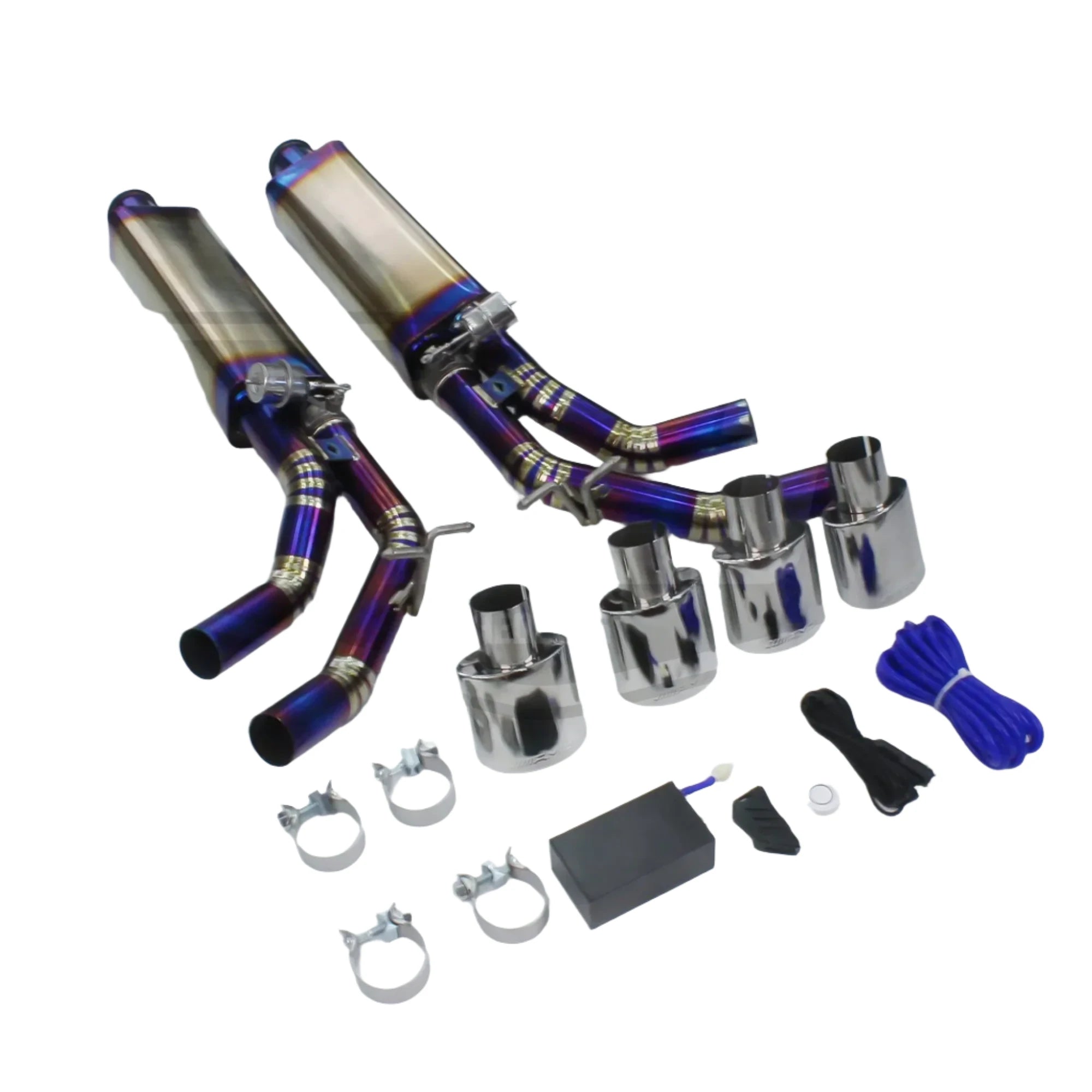 Titanium Valved Exhaust Catback System - Mercedes Benz G-Class W463A W464 / G63 G500