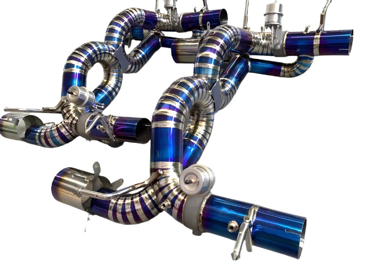 Titanium Valved Exhaust System - Ferrari F8 3.9T