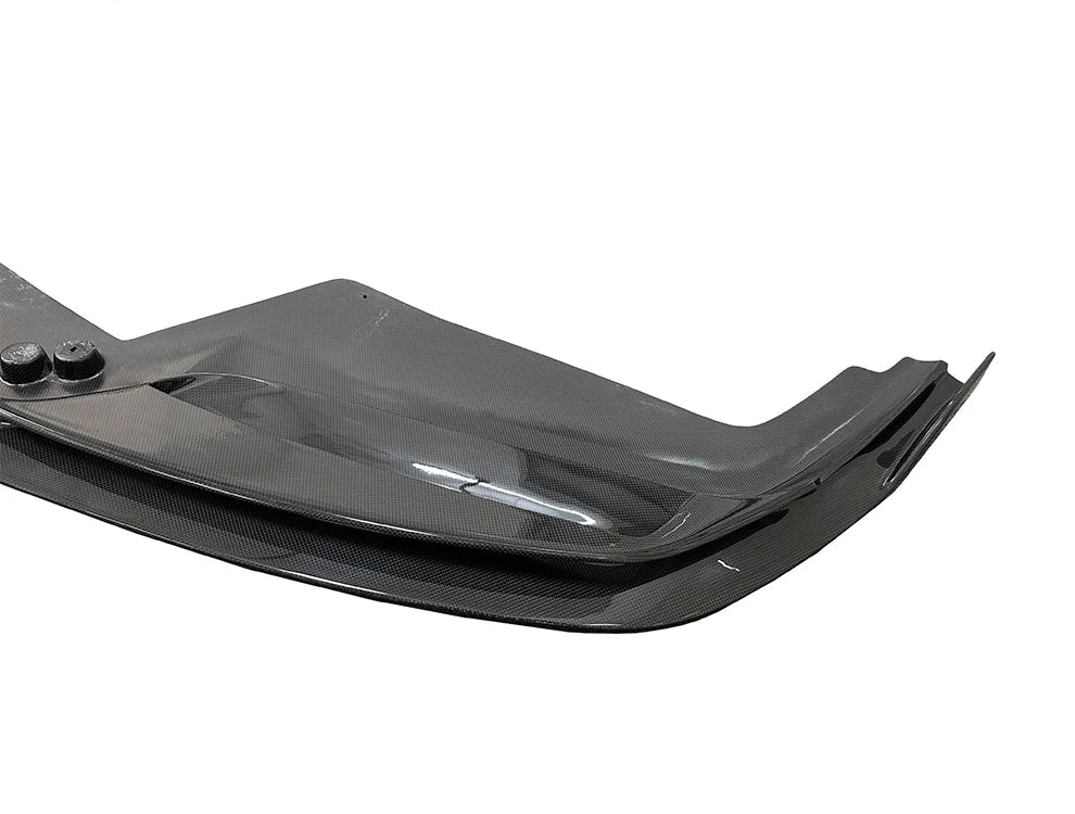 V Style Carbon Fiber Front Splitter - Ferrari 488