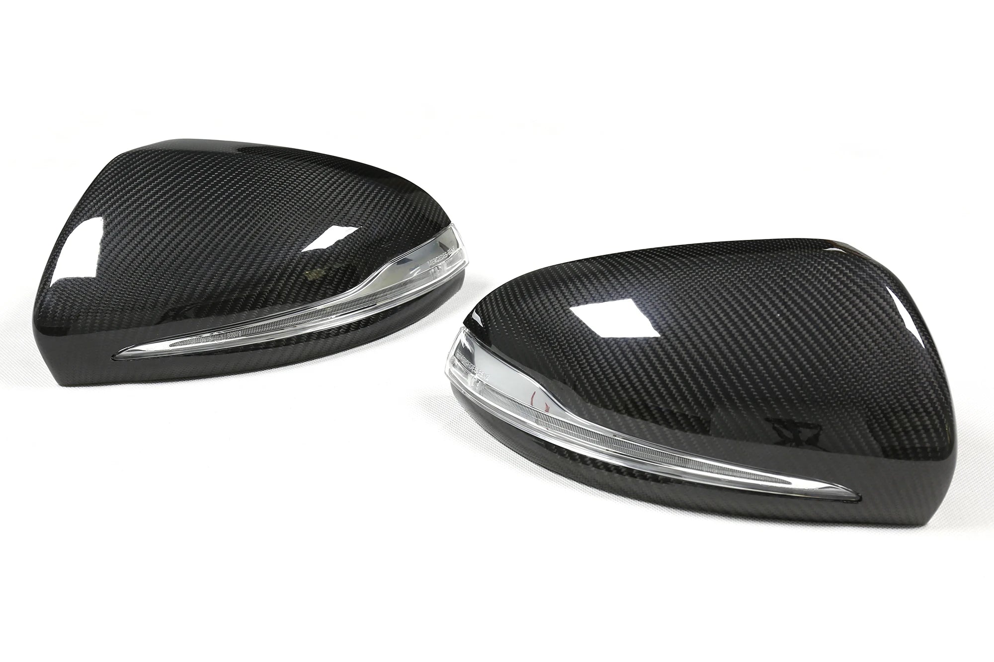 Carbon Fiber Wing Mirror Caps (Replacement) - Mercedes Benz W205 W213 W238 W222 W253 GLC W257 GLC AMG GT50 GT63