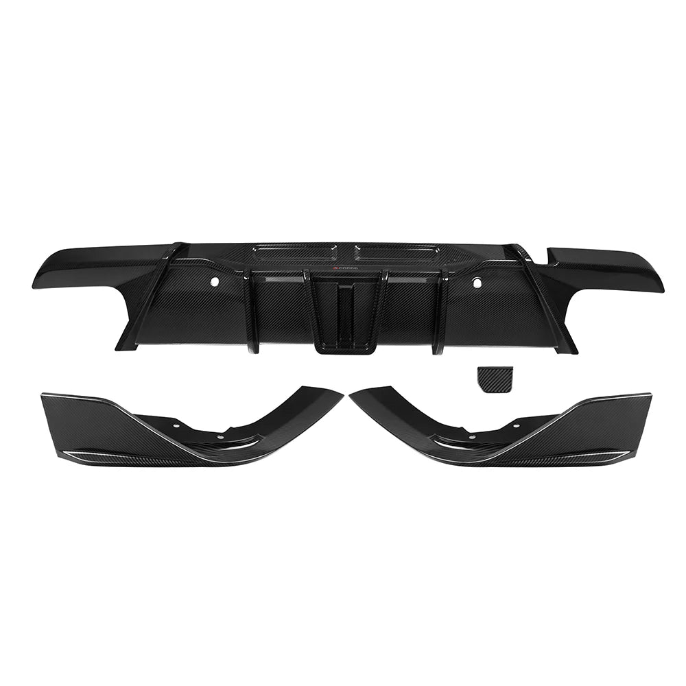 SQ Prepreg Carbon Fiber Diffuser - BMW X6M F96 LCI / prelci