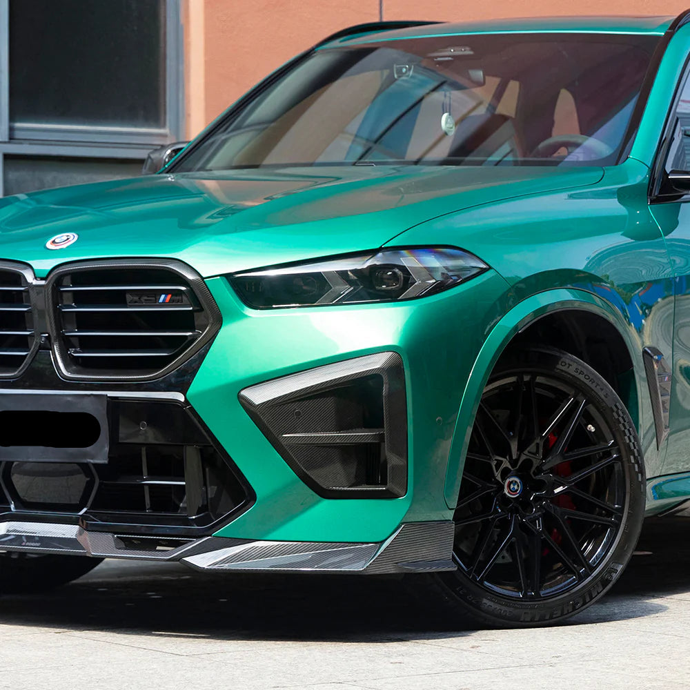 Prepreg SQ Carbon Fiber Front Duct replacement- BMW X5M F95 LCI