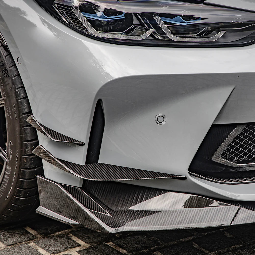 SOOQOO Prepreg Carbon Fiber Front Lip - BMW G80 & G81 / G82 & G83 M4