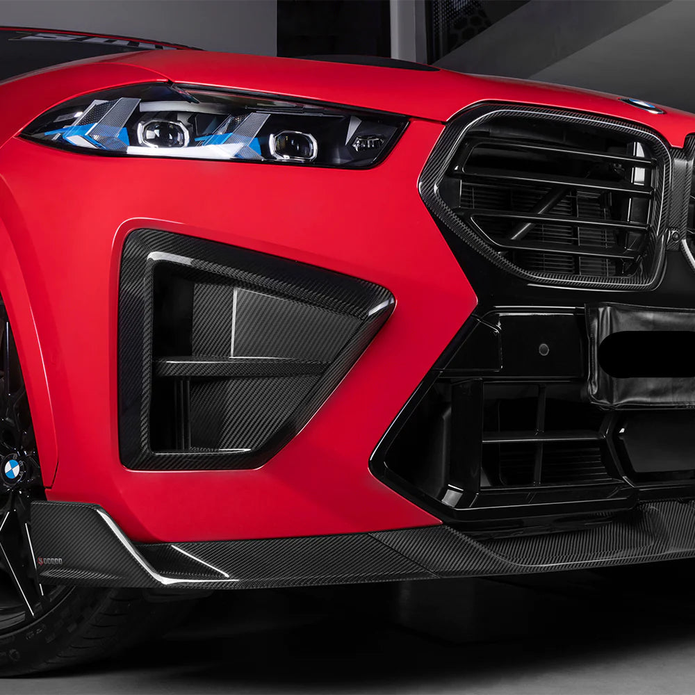 Prepreg Carbon Fiber SQ Front Lip - BMW X6M F96 LCI