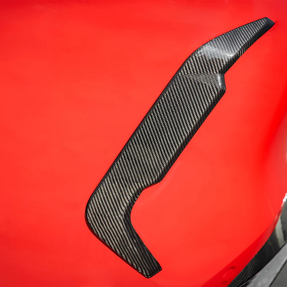 Prepreg SOOQOO Carbon Fiber Rear Corner Vent Trim - BMW X6M F96 / G06 LCI