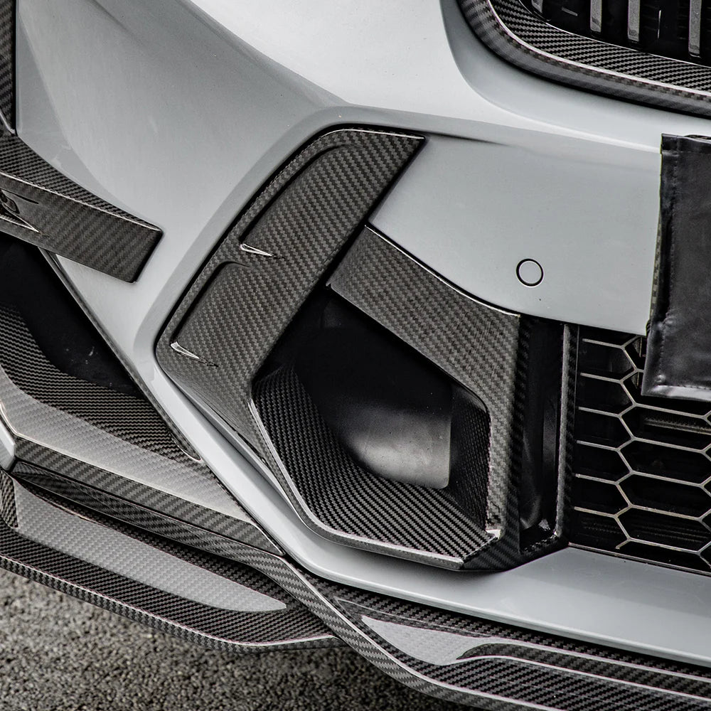 BMW X3M F97 LCI Front Bumper Air Ducts In Prepreg Carbon Fiber