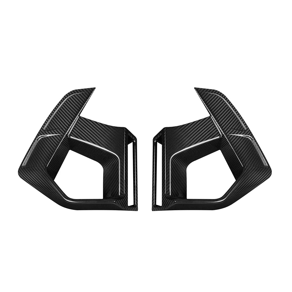 BMW X3M F97 LCI Front Bumper Air Ducts In Prepreg Carbon Fiber