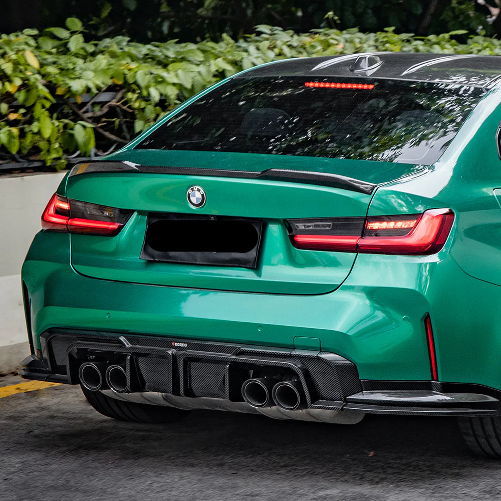 Carbon Fiber SQ V1 Rear Diffuser Set - BMW G80 M3