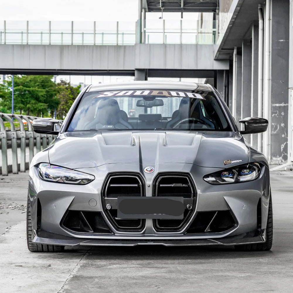 Carbon Fiber SQ Front Splitter Lip V2 - BMW M3 G80 M4 G82