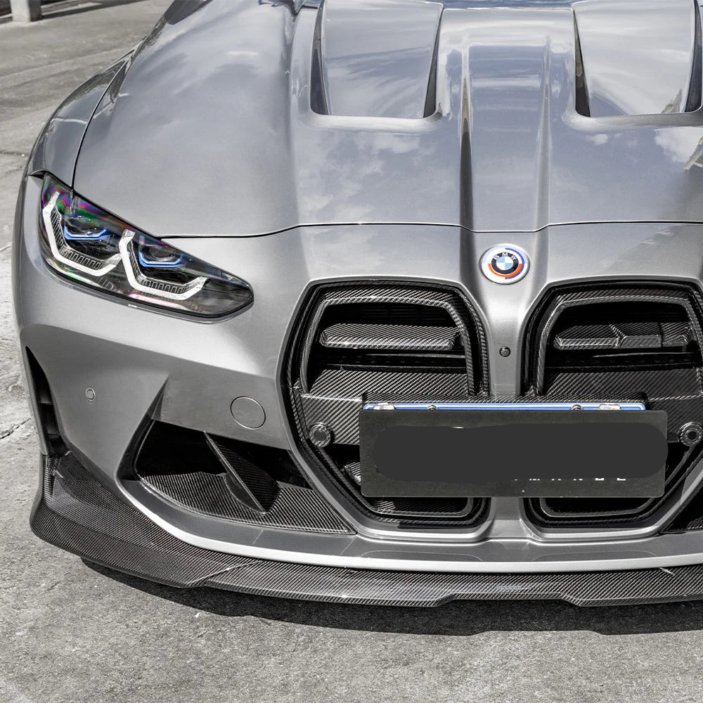 Carbon Fiber SQ Front Splitter Lip V2 - BMW M3 G80 M4 G82