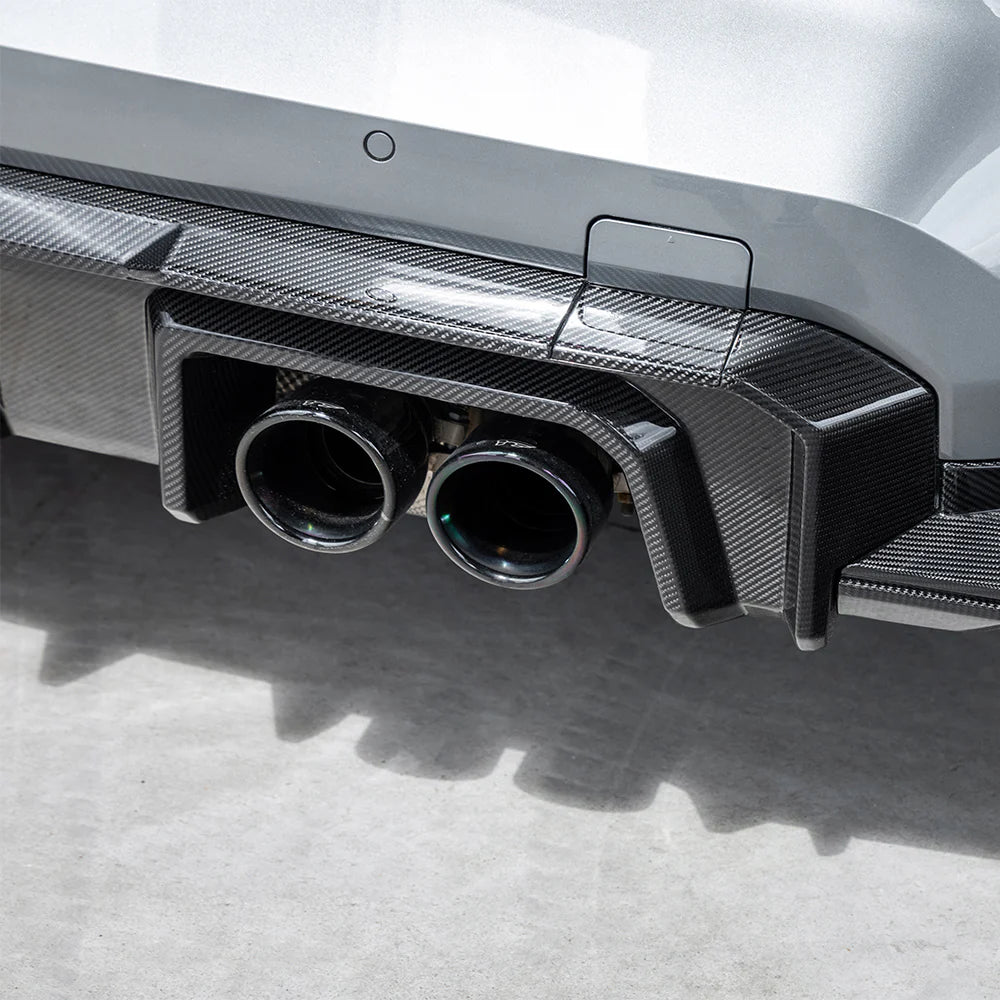 Prepreg Carbon Fiber SQ Rear Diffuser Set V2 - BMW M3 G80 G81