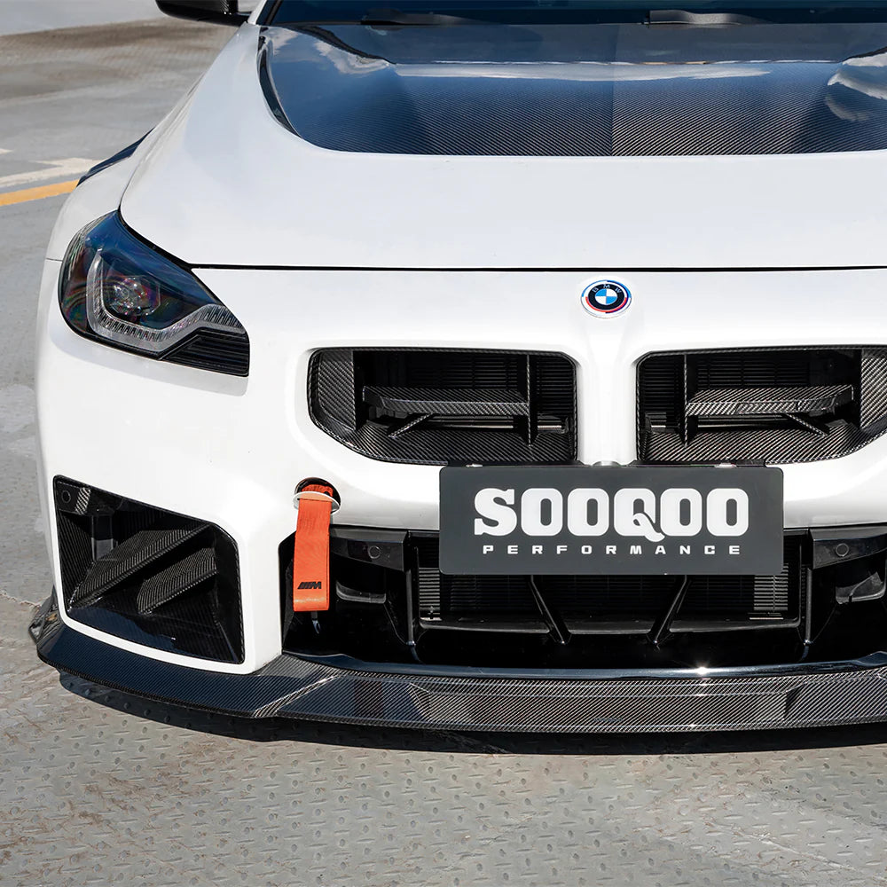 Prepreg Carbon Fiber SQ Front Splitter Lip - BMW G87 M2