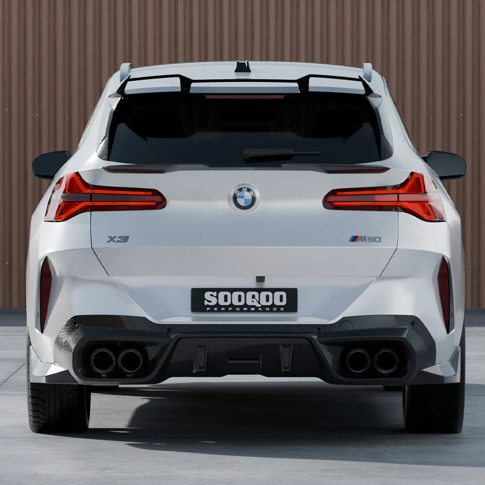 BMW X3 G45 - SOOQOO Prepreg Carbon Fiber Rear Spoiler