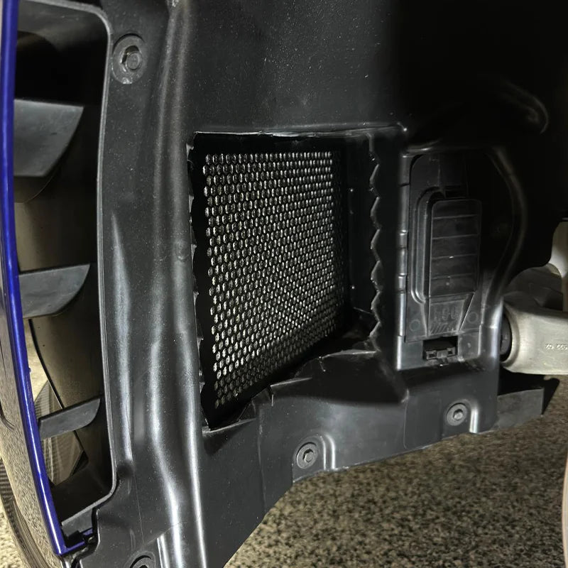 Front Fender Liner Mod Aluminum Plate to enhance clearance - BMW G87 M2 / G80 G81 M3 / G82 G83 M4