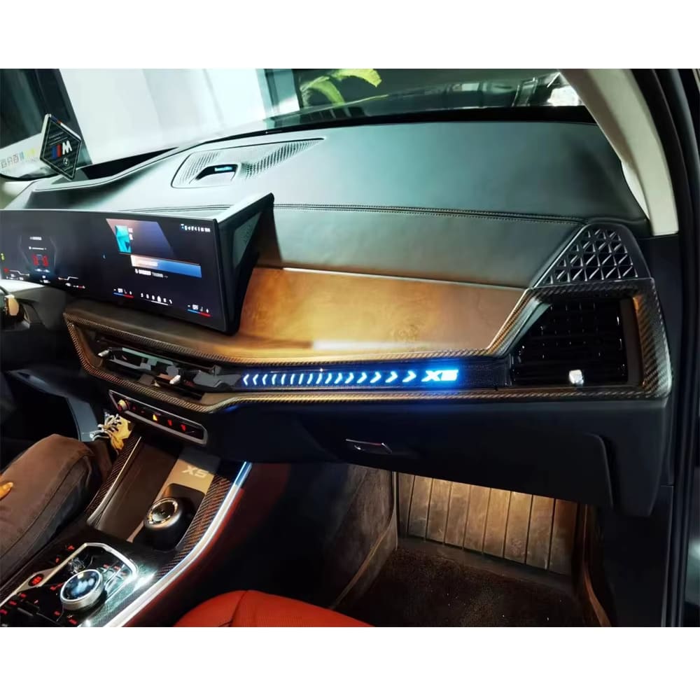 Dry Carbon Dashboard Cover Panels - BMW X5 X5M G05 LCI G06 G07 2023+