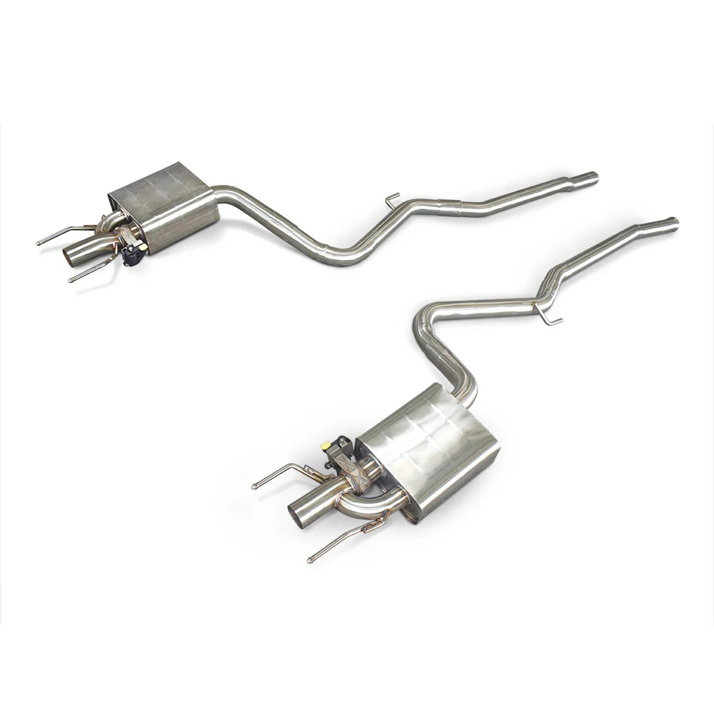 SS304 Valved Cat Back Exhaust System - Mercedes Benz S350 W221 3.5 2005-2012