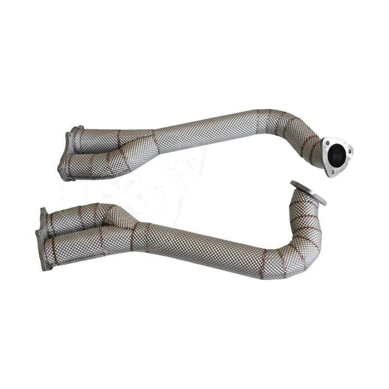 Performance Race Down Pipes w/ Heatshield - Porsche 718 GT4 / GTS / Spyder