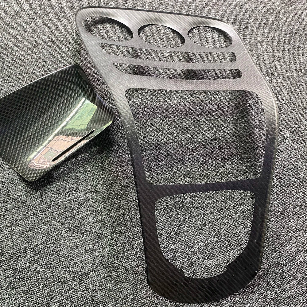 Carbon Fiber Interior Center Control Panel - Mercedes Benz W205 C Class Amg Coupe