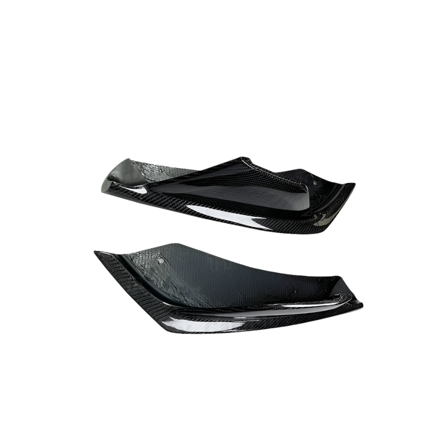 Rear Carbon Fiber Side Spliiter Extension-  Toyota Supra A90 2019-2023