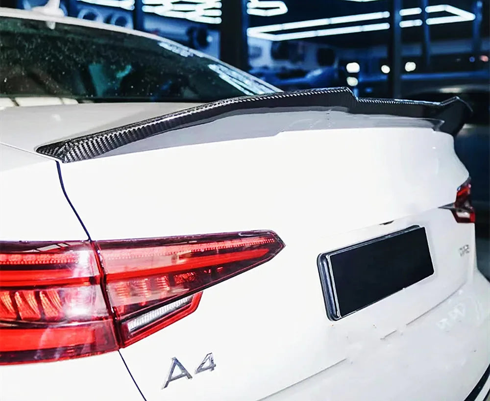 PSM Style Carbon Fiber trunk Spoiler - Audi  17-2024 AUDI A4 S4 B9/B9.5