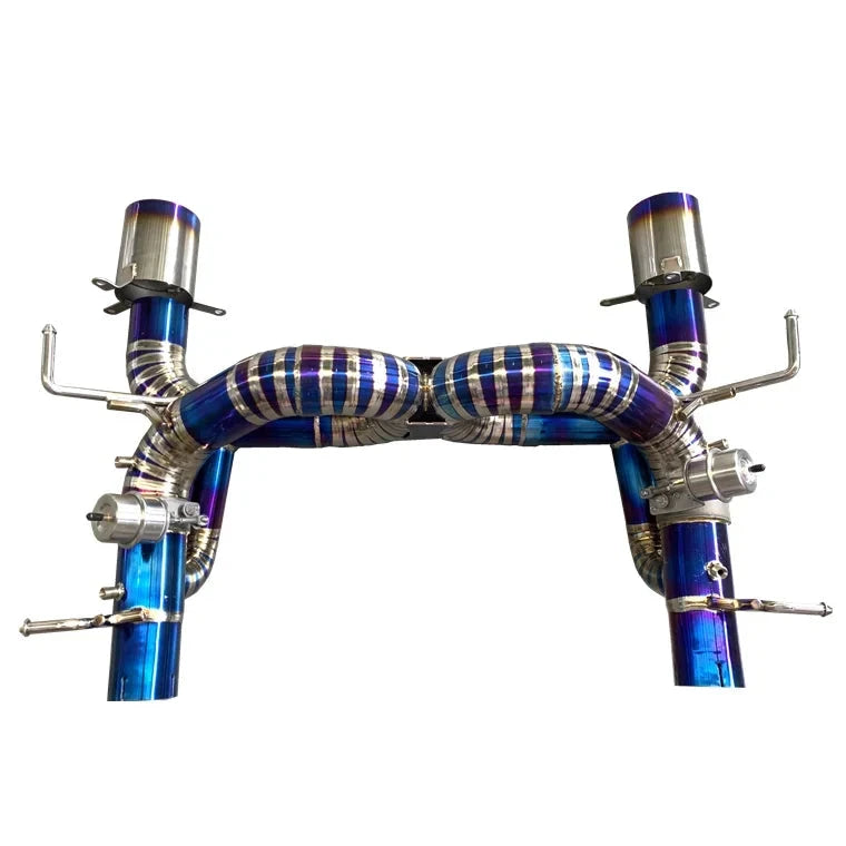 Titanium Valved Exhaust System - Ferrari F8 3.9T