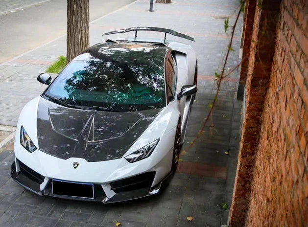 1016 Industries Style Carbon FIber Hood - Lamborghini Huracan / Tecnica