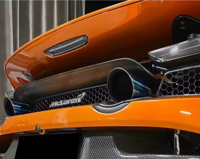 McLaren 720s Dry Carbon Fiber Exhaust Insulation Board Tailpipe Shield Cover
