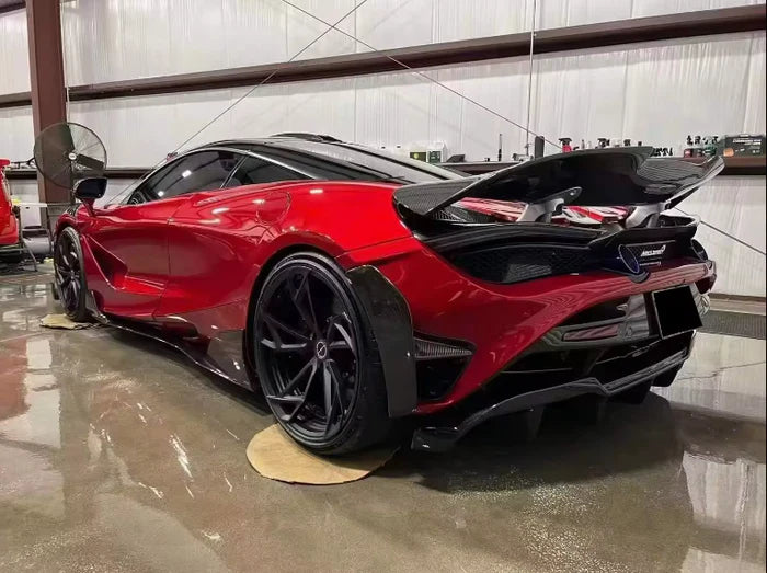 McLaren 720s Carbon Fiber TCI Rear Replacement Bumper With Diffuser
