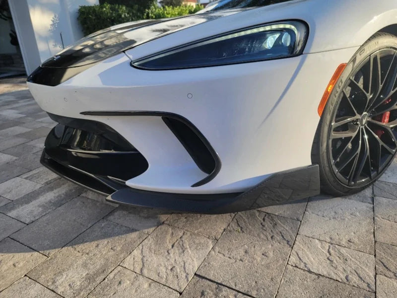 W-Style Carbon Fiber Front Lip - McLaren GT