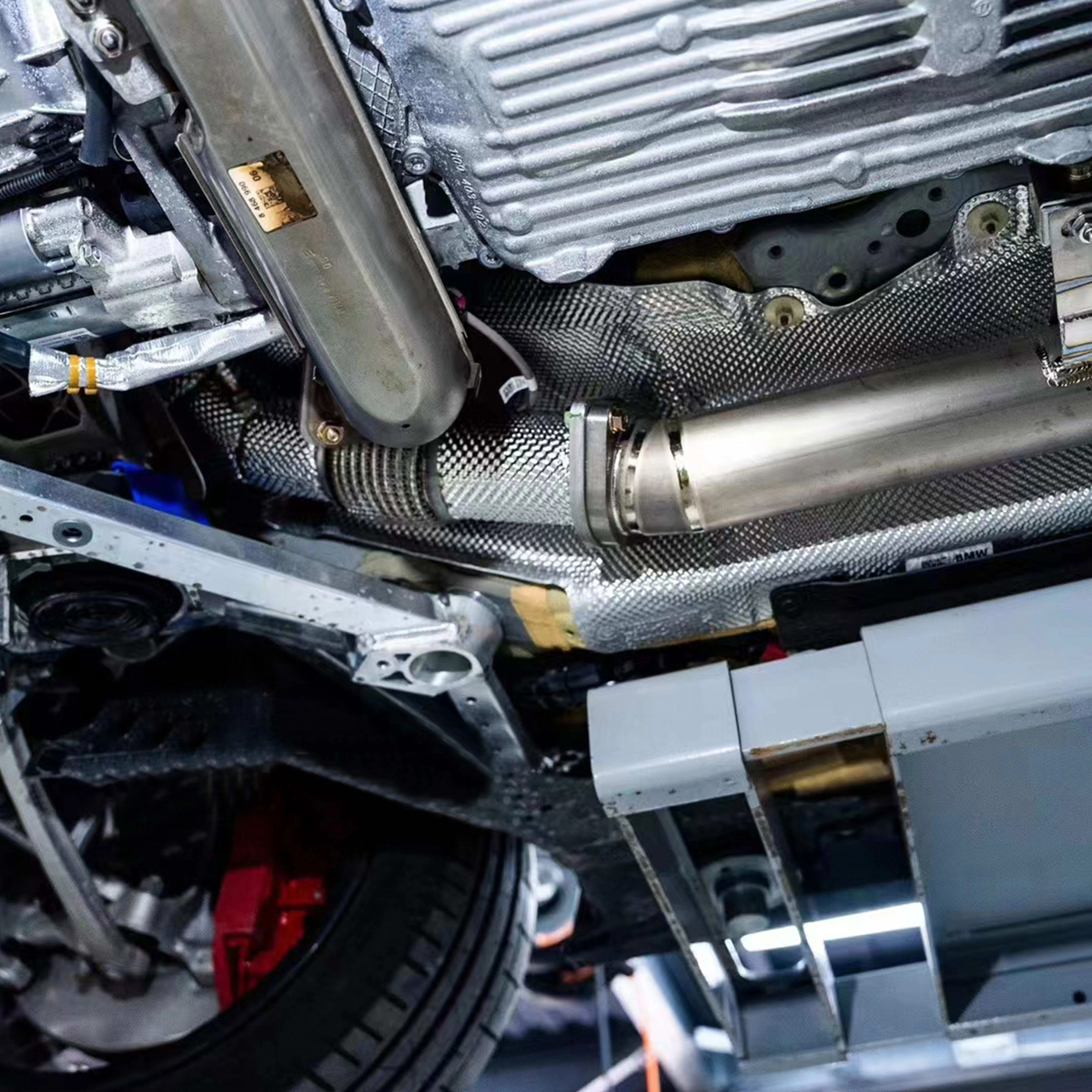 S58 Catless Downpipe w/ heatshield for BMW G8X G80/G82 M3, M4 & M2