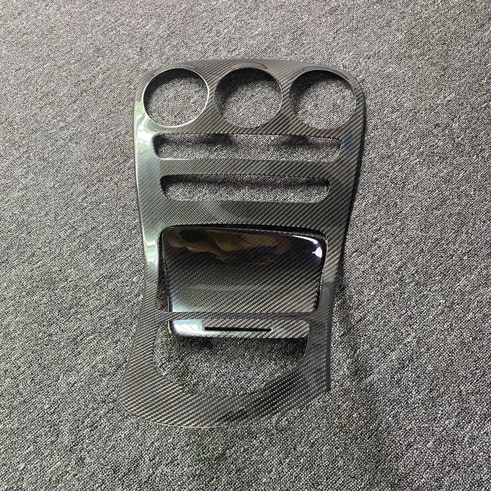 Carbon Fiber Interior Center Control Panel - Mercedes Benz W205 C Class Amg Coupe