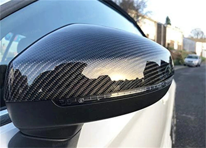 OEM Style Carbon Fiber Mirror Caps Replacement -Audi RS5 / S5 / A4 / S4 / & A5