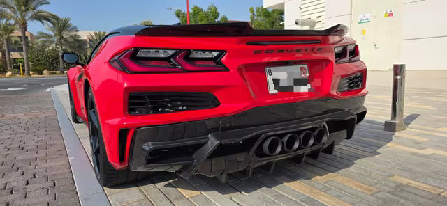 Carbon Fiber Rear Diffuser - Chevrolet Corvette C8 Z06 ZR1